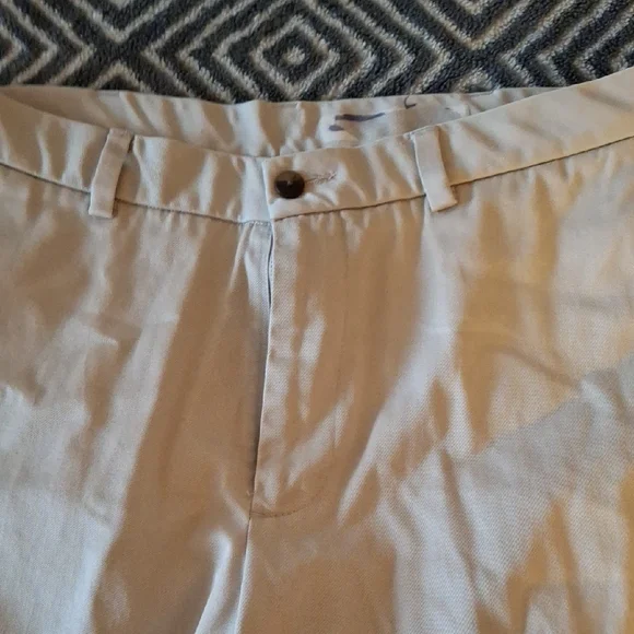 Haggar Men’s 100% Cotton Classic Chino Pants - 34W x 30L - Khaki - Picture 5 of 7